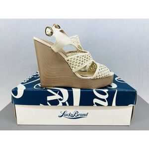 Lucky Brand LK-REMYY HAILEY WOVEN SZ 8.5M Wedges